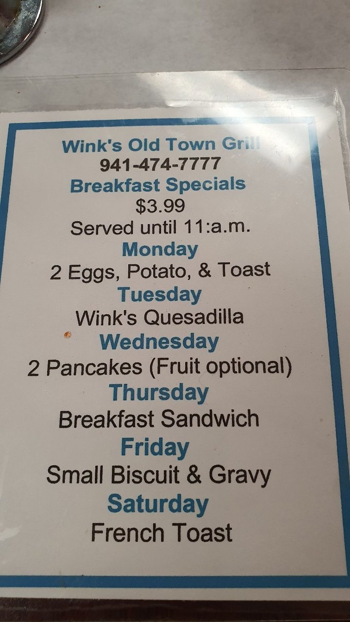 Wink`s Old Town Grill